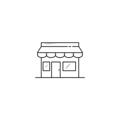 Store icon vector graphics