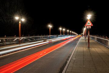 Die Thalkirchner Brücke bei Nacht