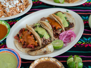 mexican food street taco
different types of tacos 