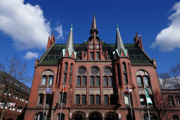 Fototapeta na wymiar Altes Rathaus Neumünster