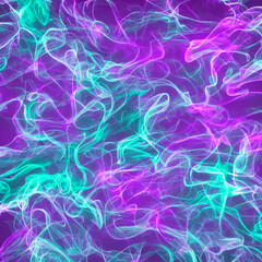 Fototapeta na wymiar Smoke Neon Abstract Background