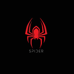 Fototapeta premium Creative Professional Trendy and Minimal Spider Logo Design, Logo in Editable Vector Format 