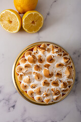 lemon cake with meringue