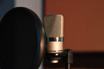 Micrófono de estudio profesional
