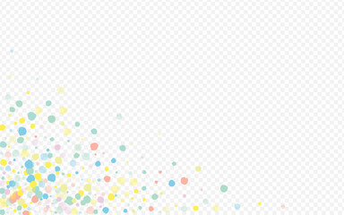 Yellow Dot Effect Transparent Background. Happy