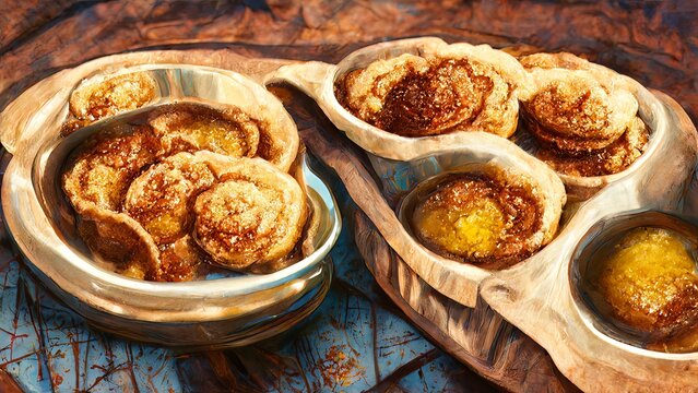 traditional thai dessert Generative Ai