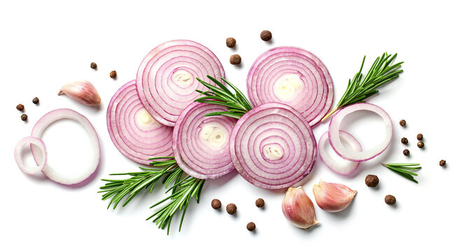 red onions and spices