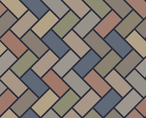Herringbone pattern. Color seamless decorative ornament design