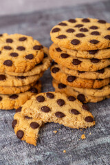 delicious vanilla and chocolate chip cookies