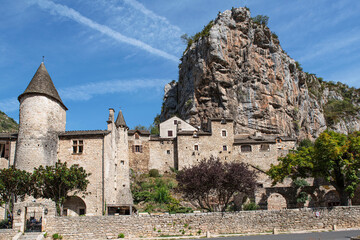 Fototapeta premium Picturesque village in the Gorges du Tarn in France