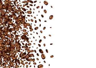 Dark EspressoCoffee Sketch Vector White