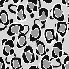 Skin Creative Vector Seamless Pattern. Ink