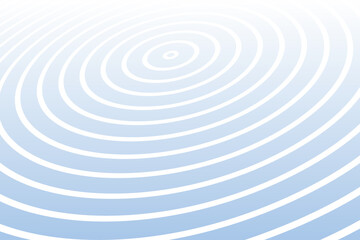 Fototapeta na wymiar Concentric Rings Pattern. Abstract Blue Background.