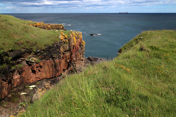 North East coastal path - Aberdeen city - Scotland - UK