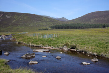 Glen muick and Lochnagar - Cairngorms - Aberdeenshire - Ballater - Scotland - UK