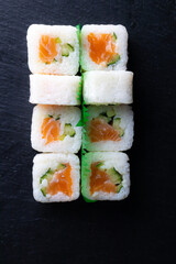 Sushi rolls menu Japanese food