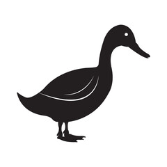 duck icon logo vector design template
