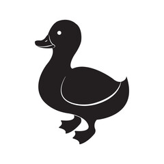 duck icon logo vector design template