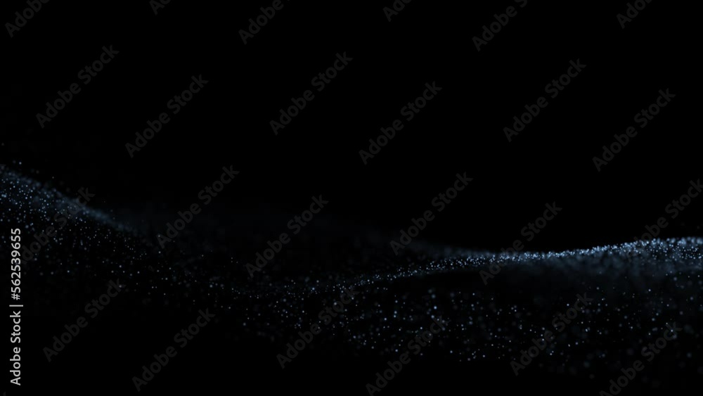 Poster abstract slow motion digital technology glowing dots seamless looping slow motion background. copy s