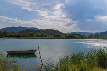 Seaside landscape in the Peljesac region of Croatia.