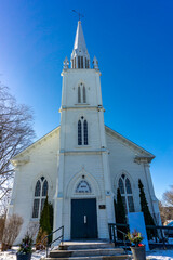 St. Andrew's Presbyterian Church constructed in 1862 in the city of Maple, Vaughan, Ontario, Canada. A National Heritage site.