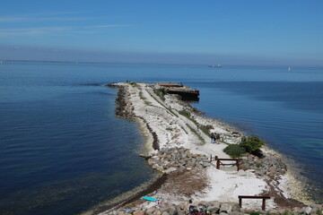 Coastal shore around Malmö on the Baltic Sea, Sweden