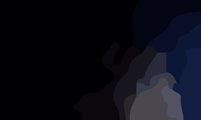 Aesthetic blue abstract background with copy space area. Suitable for poster and banner