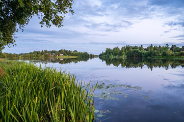 Evening by the river. Nykarleby/Uusikaarlepyy, Finland.