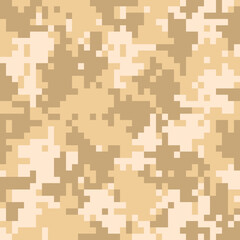 Camouflage military pixel