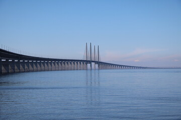 The Öresund Bridge via the Baltic Sea Connection from Sweden to Denmark