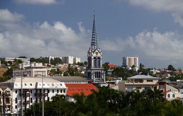 St. Louis Cathedral, Fort de France, in the French Caribbean island of Martinique