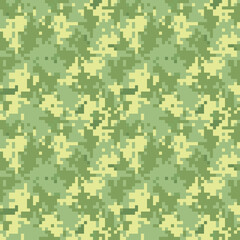 Camouflage military pixel