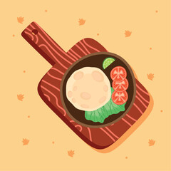 tortilla and vegetables