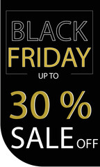 Here is the Black/Gold Banner of Black Friday. 