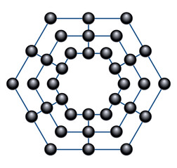 Hexagonal mill game