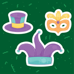 joker hat and icons
