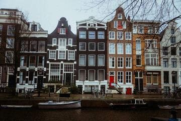 Niederlande | Amsterdam - Hausfassaden in der Stadt