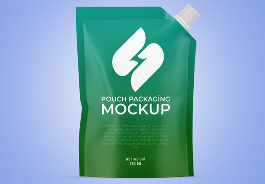 Stand-Up Pouch wift Spout Mockup
