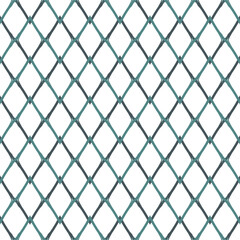 Fototapeta premium Paint brush argyle seamless pattern. Freehand design classic geometric ornament. Diamond motif geo background. Trendy handdrawn print