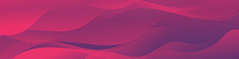 Abstract Red Fluid Banner Template. Modern background design. gradient color. Dynamic Waves. Liquid shapes composition. Fit for banners