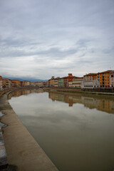 Lungarno, città di Pisa, Toscana