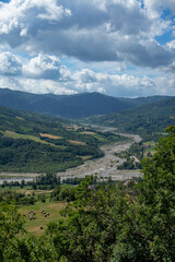 Obraz premium Paese di Bardi, provincia di Parma, Emilia Romagna