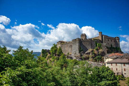 Castello di Bardi. provincia di Parma, Emilia Romagna