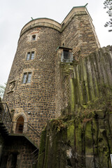 Burg Stolpen, Saxony, Germany. Medieval fortress on a basalt mountain.