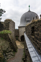 Fototapeta premium Burg Stolpen, Saxony, Germany. Medieval fortress on a basalt mountain.