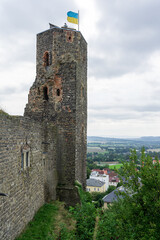Burg Stolpen, Saxony, Germany. Medieval fortress on a basalt mountain.
