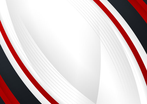 Modern red and black border frame element background for design brochure, website, flyer. Geometric white wallpaper for certificate, presentation, landing page