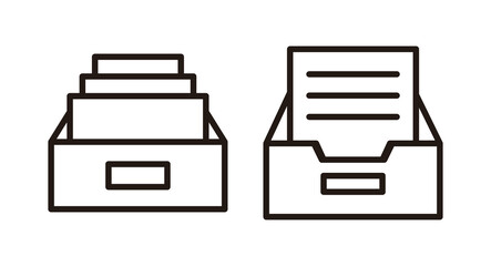 Archive folders icon vector illustration. Document vector icon. Archive storage icon.