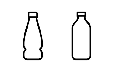 Bottle icon vector illustration. bottle sign and symbol