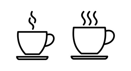 coffee cup icon vector illustration. cup a coffee sign and symbol